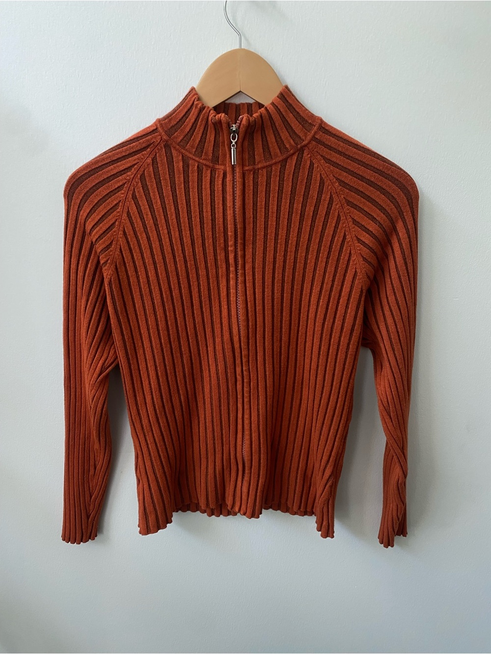 Avalin Ribbed Knit Quarter Zip-Up Sweater